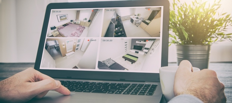 Surveillance streaming to laptop
